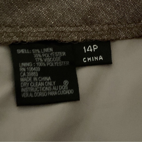 $10$ add on MR.MAX fashion black & tan viscose blend pull on capri crop pant - Picture 4 of 7